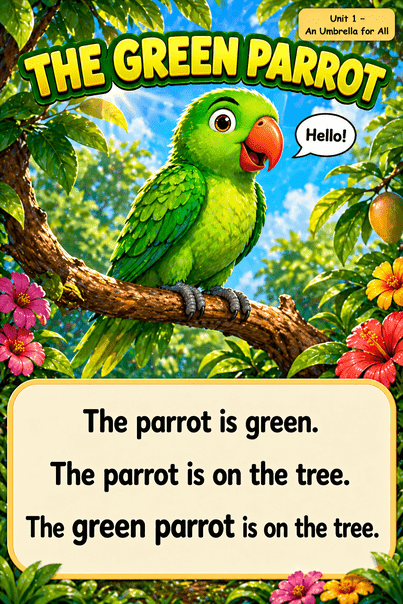 STD 2 ENGLISH DREAMS Reading Cards | Kerala SCERT | 60 Cards - Image 6